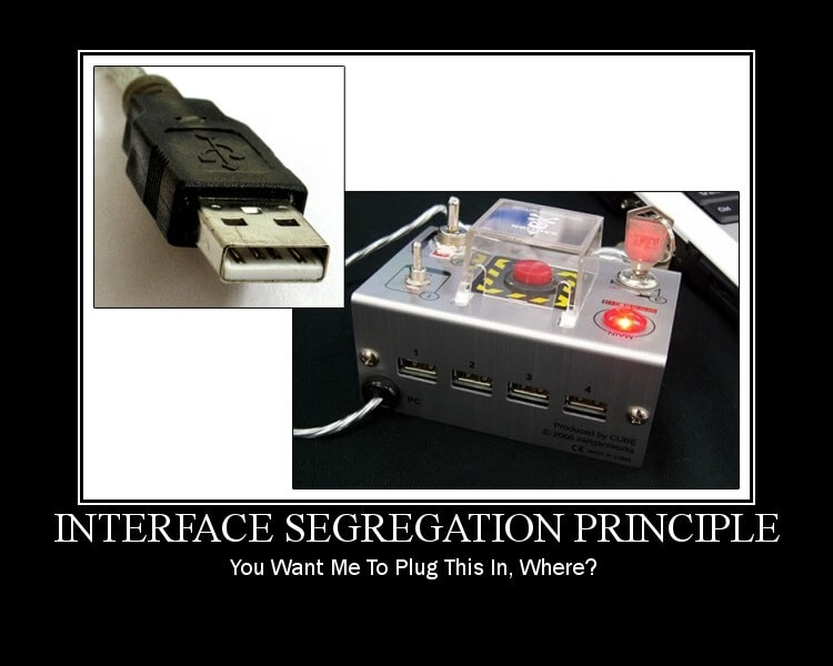 תכנות מונחה עצמים | Interface Segregation Principle